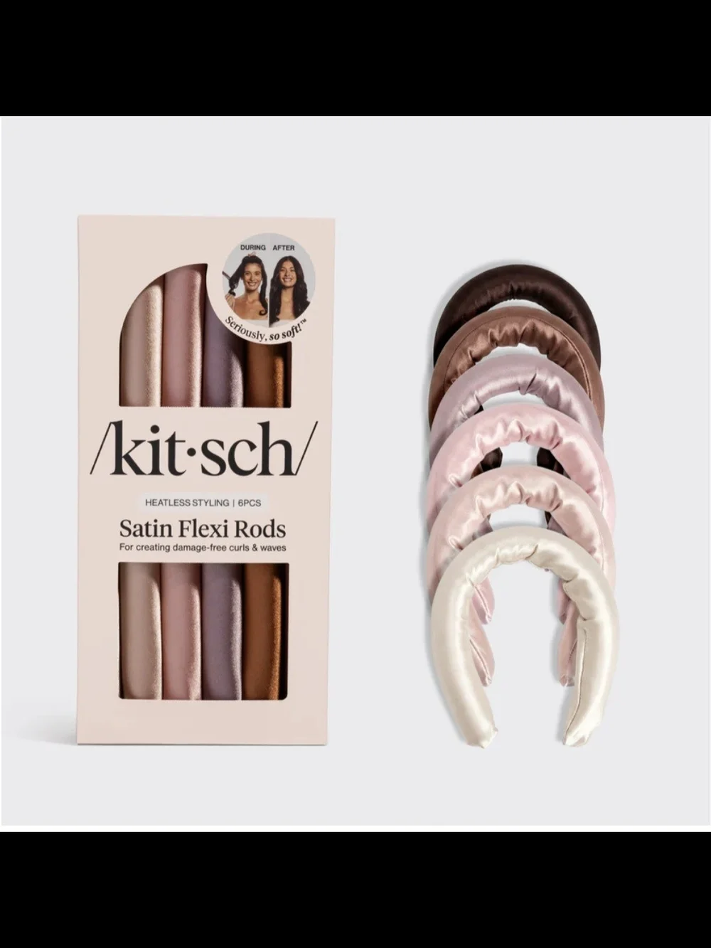 Kitsch Disney Princess Satin Flexi Rods Heatless Styling Set